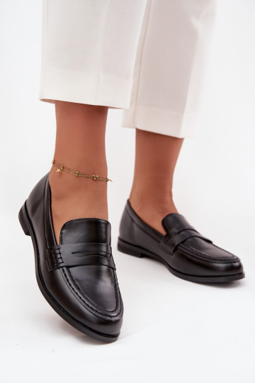 Mocassini Mocassini Femminile in ecopelle colore nero Bessina 2