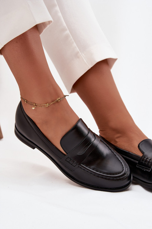 Mocassini Mocassini Femminile in ecopelle colore nero Bessina