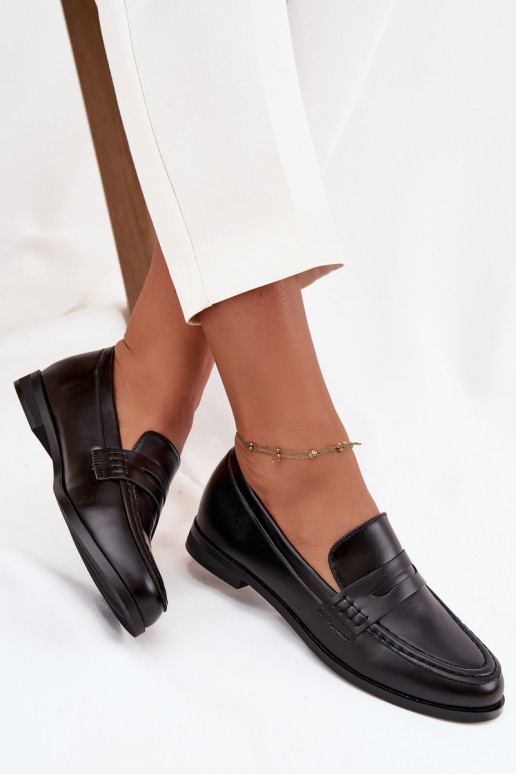 Mocassini Mocassini Femminile in ecopelle colore nero Bessina