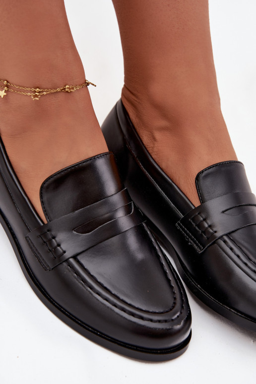 Mocassini Mocassini Femminile in ecopelle colore nero Bessina