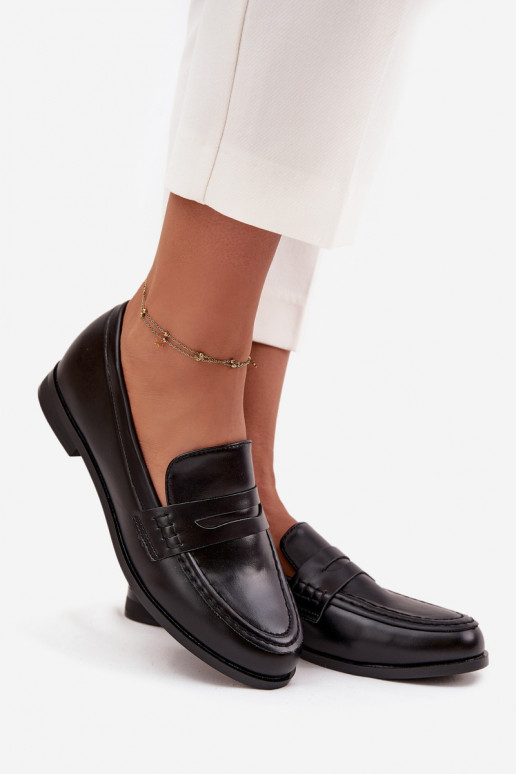 Mocassini Mocassini Femminile in ecopelle colore nero Bessina