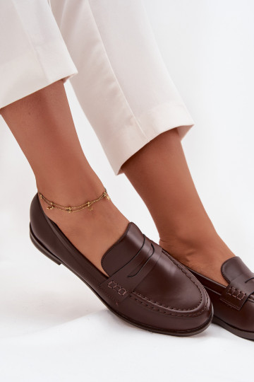 Mocassini Mocassini Femminile in ecopelle CzekoladoAe Bessina