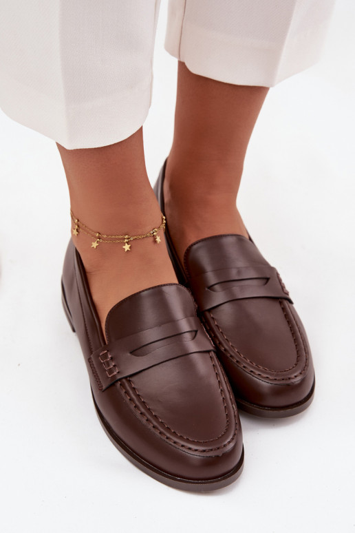 Mocassini Mocassini Femminile in ecopelle CzekoladoAe Bessina Mocassini Mocassini Femminile in ecopelle CzekoladoAe Bessina