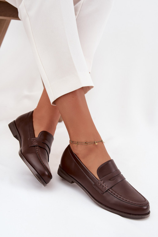 Mocassini Mocassini Femminile in ecopelle CzekoladoAe Bessina Mocassini Mocassini Femminile in ecopelle CzekoladoAe Bessina