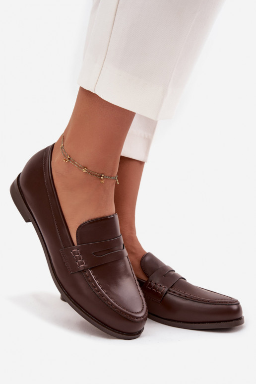 Mocassini Mocassini Femminile in ecopelle CzekoladoAe Bessina Mocassini Mocassini Femminile in ecopelle CzekoladoAe Bessina