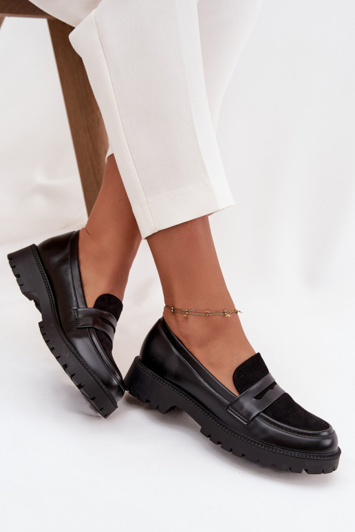 mocassini da donna in ecopelle colore nero Cailen mocassini da donna in ecopelle colore nero Cailen