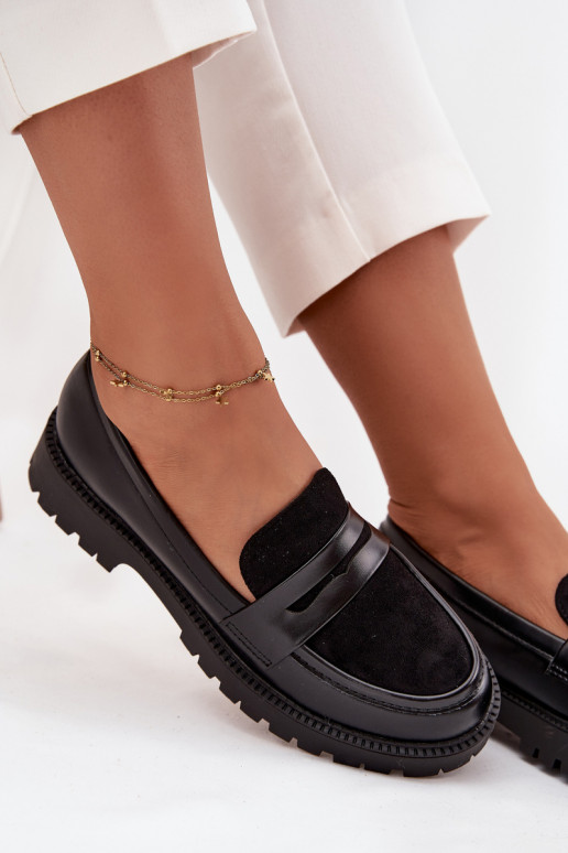 mocassini da donna in ecopelle colore nero Cailen mocassini da donna in ecopelle colore nero Cailen