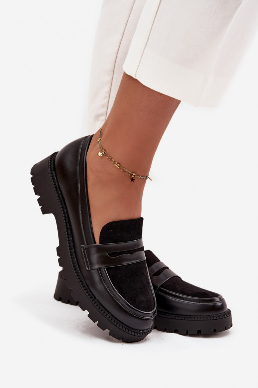 mocassini da donna in ecopelle colore nero Cailen mocassini da donna in ecopelle colore nero Cailen