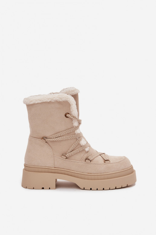 Stivali da neve Femminile con riscaldamento beige Irmara Stivali da neve Femminile con riscaldamento beige Irmara