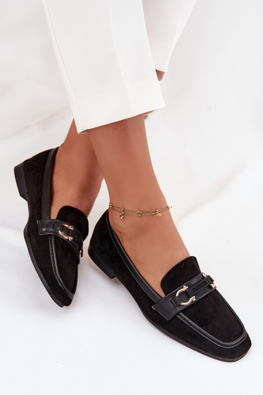 Mocassini Mocassini Femminile Con decorazioni Elemento colore nero Evelora Mocassini Mocassini Femminile Con decorazioni Elemento colore nero Evelora