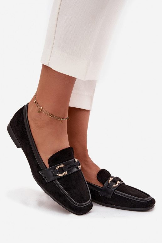 Mocassini Mocassini Femminile Con decorazioni Elemento colore nero Evelora Mocassini Mocassini Femminile Con decorazioni Elemento colore nero Evelora