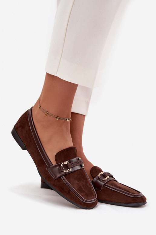 Mocassini Mocassini Femminile Con decorazioni Elemento CzekoladoAe Evelora Mocassini Mocassini Femminile Con decorazioni Elemento CzekoladoAe Evelora