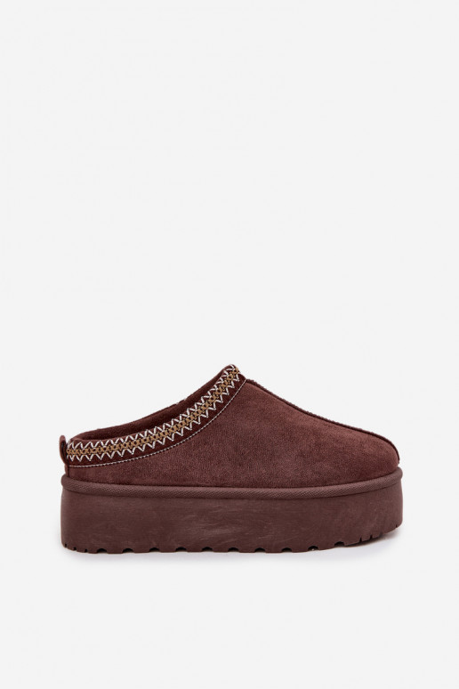 Stivali da neve Femminile Con decorazioni Haftem CzekoladoAe Jenira Stivali da neve Femminile Con decorazioni Haftem CzekoladoAe Jenira