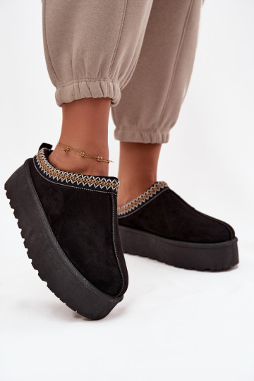 Stivali da neve Femminile Con decorazioni Haftem colore nero Jenira 2