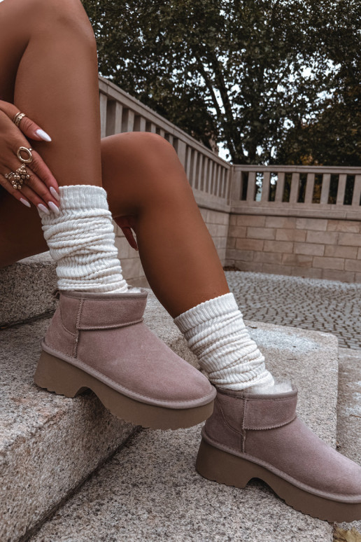 Stivali da neve FemminileAbilitatoturalnego dalla pelle scamosciatau riscaldamento con pelliccia all interno colore kaki Milora Stivali da neve FemminileAbilitatoturalnego dalla pelle scamosciatau riscaldamento con pelliccia all interno colore kaki Milora