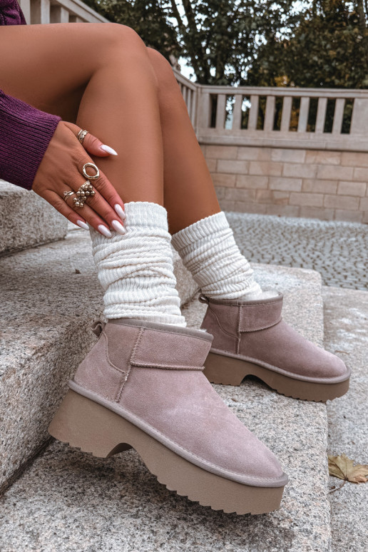 Stivali da neve FemminileAbilitatoturalnego dalla pelle scamosciatau riscaldamento con pelliccia all interno colore kaki Milora Stivali da neve FemminileAbilitatoturalnego dalla pelle scamosciatau riscaldamento con pelliccia all interno colore kaki Milora