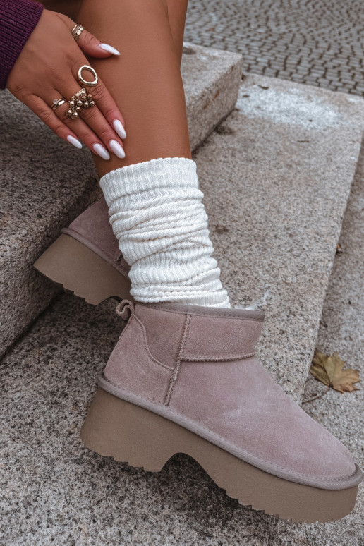 Stivali da neve FemminileAbilitatoturalnego dalla pelle scamosciatau riscaldamento con pelliccia all interno colore kaki Milora Stivali da neve FemminileAbilitatoturalnego dalla pelle scamosciatau riscaldamento con pelliccia all interno colore kaki Milora