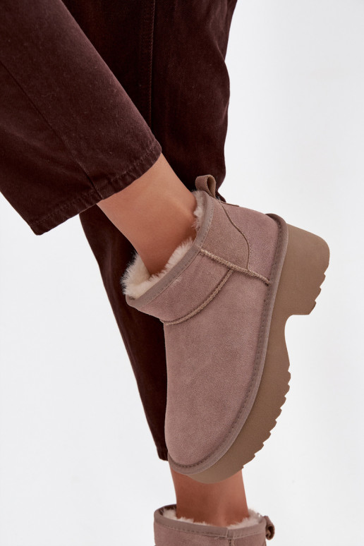 Stivali da neve FemminileAbilitatoturalnego dalla pelle scamosciatau riscaldamento con pelliccia all interno colore kaki Milora Stivali da neve FemminileAbilitatoturalnego dalla pelle scamosciatau riscaldamento con pelliccia all interno colore kaki Milora