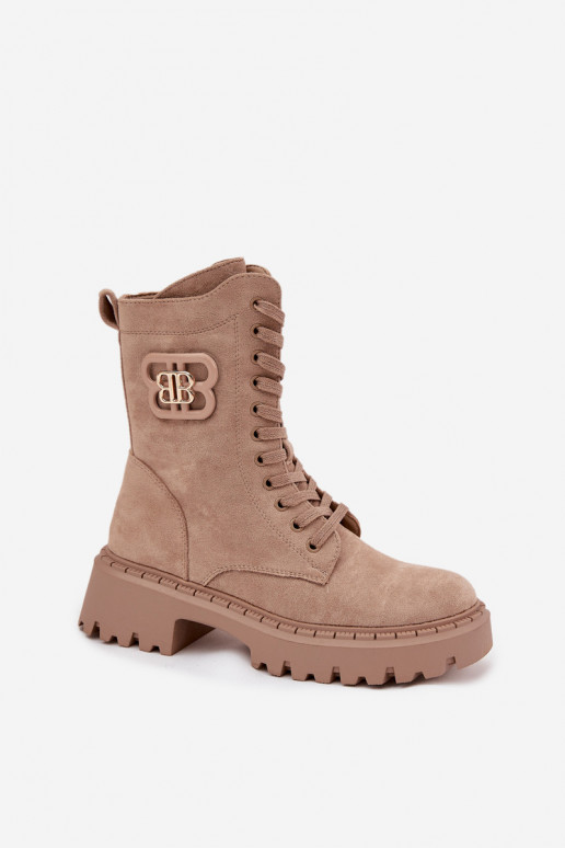 Stivali INokrery Femminile Con decorazioni Elemento riscaldamento beige Kalindra Stivali INokrery Femminile Con decorazioni Elemento riscaldamento beige Kalindra