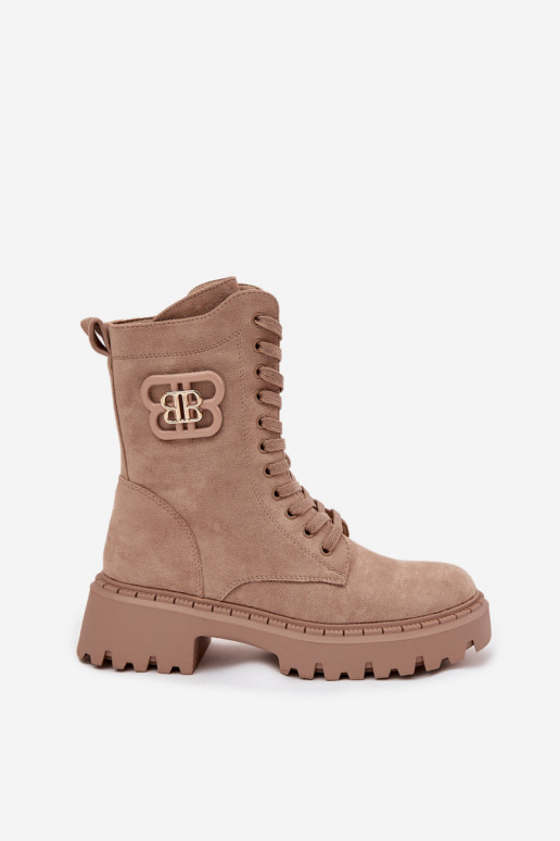 Stivali INokrery Femminile Con decorazioni Elemento riscaldamento beige Kalindra Stivali INokrery Femminile Con decorazioni Elemento riscaldamento beige Kalindra