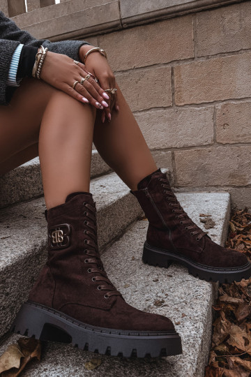 Stivali INokrery Femminile Con decorazioni Elemento riscaldamento CzekoladoAe Kalindra