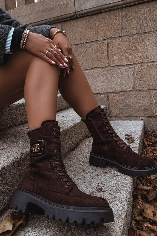 Stivali INokrery Femminile Con decorazioni Elemento riscaldamento CzekoladoAe Kalindra Stivali INokrery Femminile Con decorazioni Elemento riscaldamento CzekoladoAe Kalindra