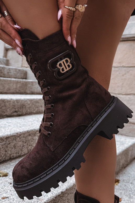 Stivali INokrery Femminile Con decorazioni Elemento riscaldamento CzekoladoAe Kalindra Stivali INokrery Femminile Con decorazioni Elemento riscaldamento CzekoladoAe Kalindra