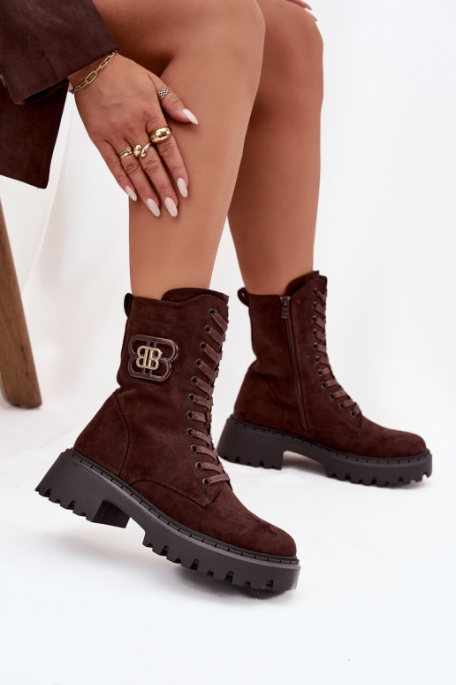 Stivali INokrery Femminile Con decorazioni Elemento riscaldamento CzekoladoAe Kalindra Stivali INokrery Femminile Con decorazioni Elemento riscaldamento CzekoladoAe Kalindra