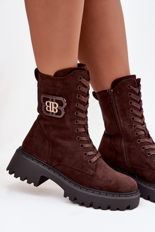 Stivali INokrery Femminile Con decorazioni Elemento riscaldamento CzekoladoAe Kalindra Stivali INokrery Femminile Con decorazioni Elemento riscaldamento CzekoladoAe Kalindra