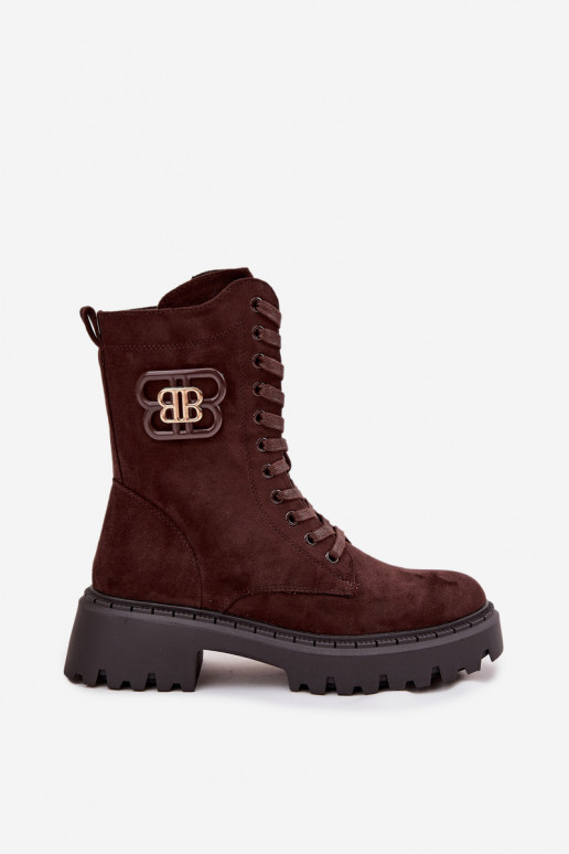 Stivali INokrery Femminile Con decorazioni Elemento riscaldamento CzekoladoAe Kalindra Stivali INokrery Femminile Con decorazioni Elemento riscaldamento CzekoladoAe Kalindra