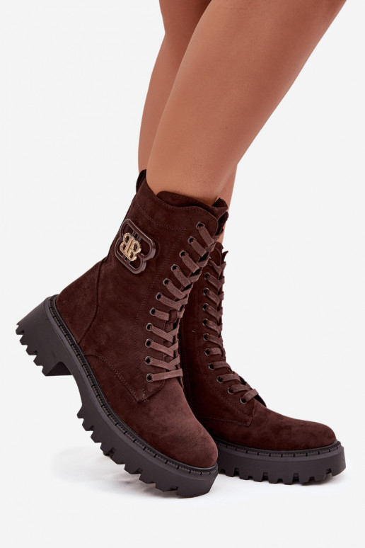 Stivali INokrery Femminile Con decorazioni Elemento riscaldamento CzekoladoAe Kalindra Stivali INokrery Femminile Con decorazioni Elemento riscaldamento CzekoladoAe Kalindra