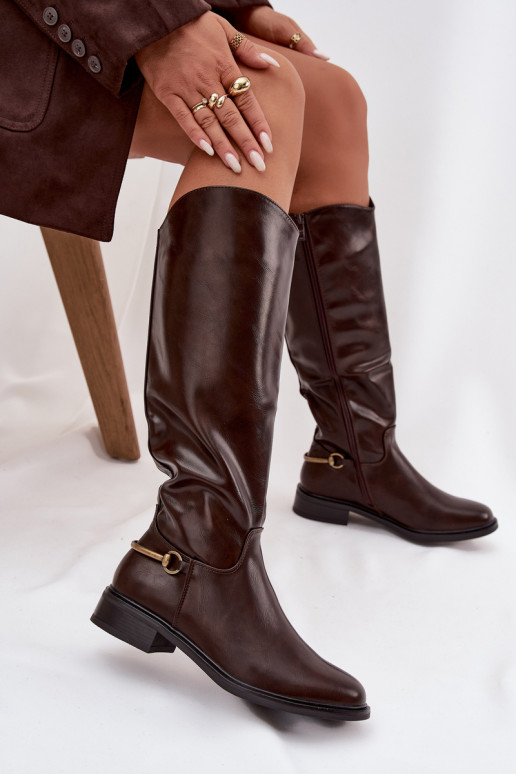 riscaldamento stivali da donna con tacchi larghi Con decorazioni Detalem CzekoladoAe Renaya riscaldamento stivali da donna con tacchi larghi Con decorazioni Detalem CzekoladoAe Renaya
