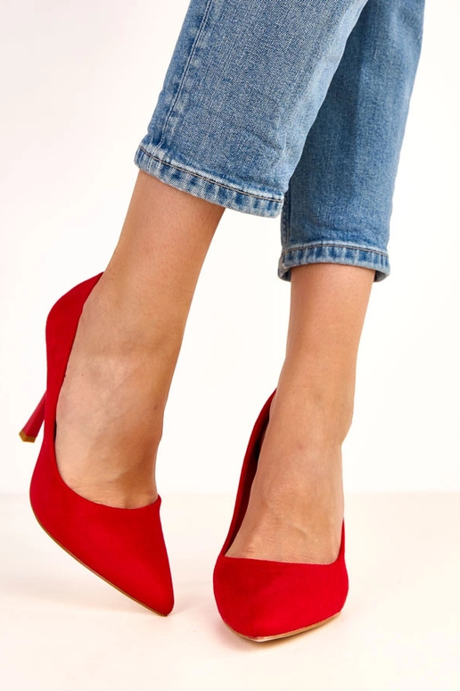 Décolleté rosse in suede sintetico Alexa Décolleté rosse in suede sintetico Alexa