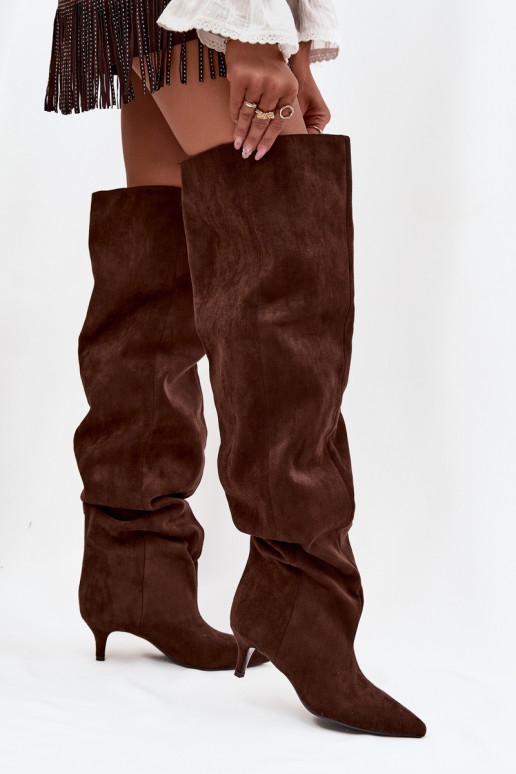 Un modello convincente stivali da donna con tacchi sottili CzekoladoAe Ysolienne Un modello convincente stivali da donna con tacchi sottili CzekoladoAe Ysolienne