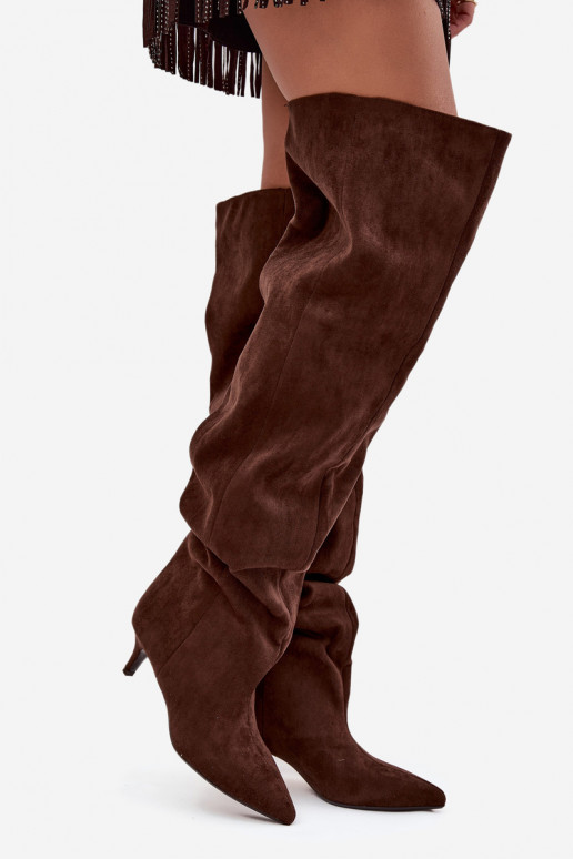 Un modello convincente stivali da donna con tacchi sottili CzekoladoAe Ysolienne Un modello convincente stivali da donna con tacchi sottili CzekoladoAe Ysolienne