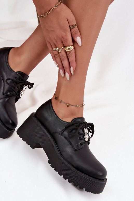 scarpe FemminilePrzypinką Eko Pelle colore nero Laurea scarpe FemminilePrzypinką Eko Pelle colore nero Laurea