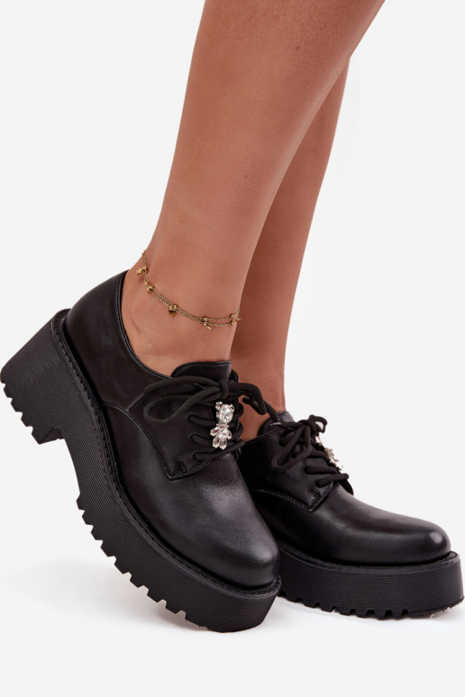 scarpe FemminilePrzypinką Eko Pelle colore nero Laurea scarpe FemminilePrzypinką Eko Pelle colore nero Laurea