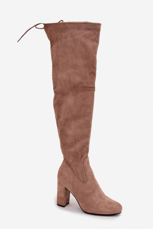 stivali da donna con i tacchi beige Xamarin stivali da donna con i tacchi beige Xamarin