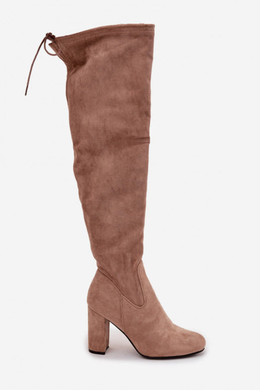 stivali da donna con i tacchi beige Xamarin stivali da donna con i tacchi beige Xamarin