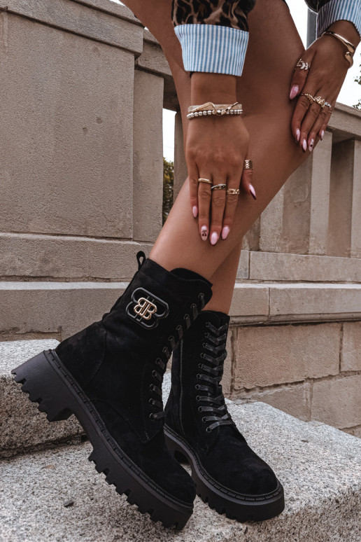 Stivali INokrery Femminile Con decorazioni Elemento riscaldamento colore nero Kalindra Stivali INokrery Femminile Con decorazioni Elemento riscaldamento colore nero Kalindra