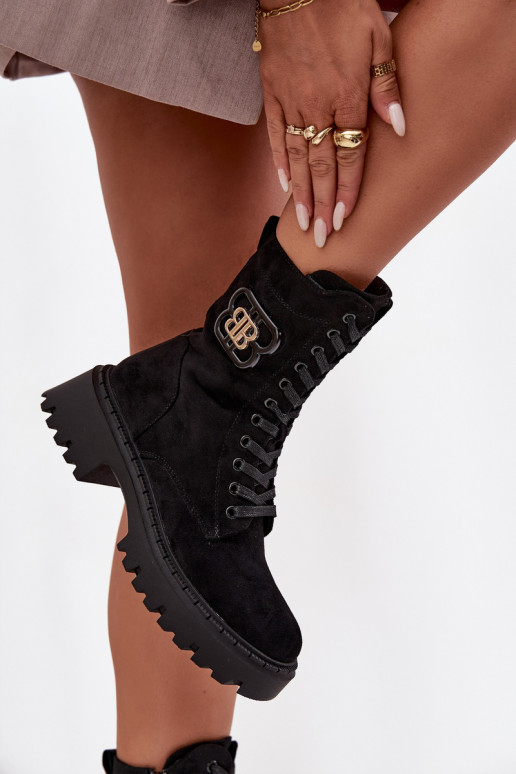 Stivali INokrery Femminile Con decorazioni Elemento riscaldamento colore nero Kalindra Stivali INokrery Femminile Con decorazioni Elemento riscaldamento colore nero Kalindra