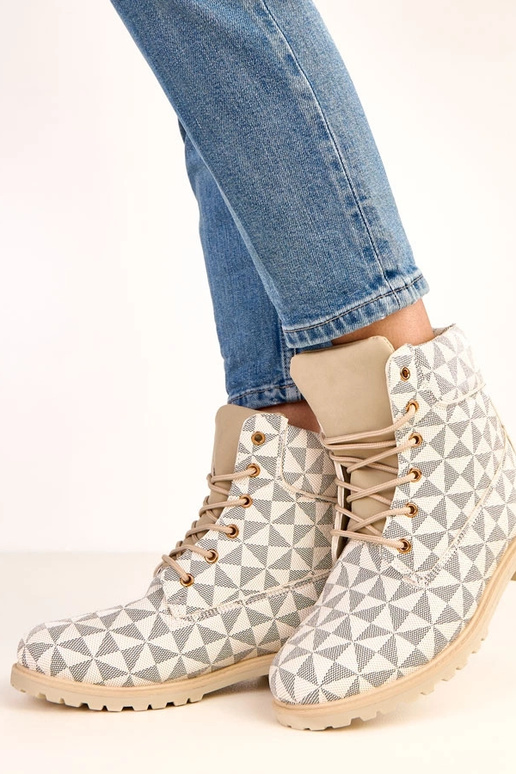 Scarpe da lavoro sabbia-neri con... Scarpe da lavoro sabbia-neri con...