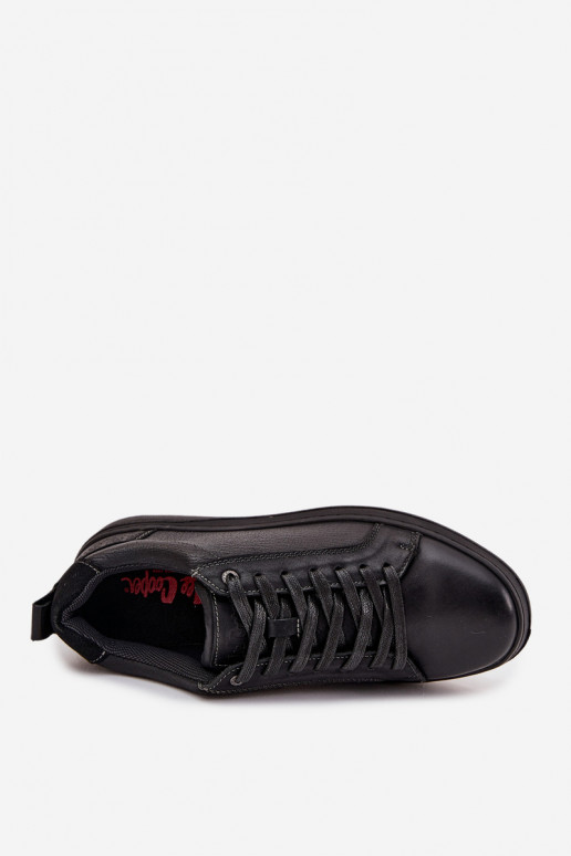Pelle Scarpe modello sneakers Deveschio Lee Cooper LCJ-25-33-3965 colore nero Pelle Scarpe modello sneakers Deveschio Lee Cooper LCJ-25-33-3965 colore nero