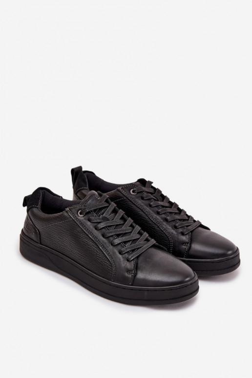 Pelle Scarpe modello sneakers Deveschio Lee Cooper LCJ-25-33-3965 colore nero Pelle Scarpe modello sneakers Deveschio Lee Cooper LCJ-25-33-3965 colore nero