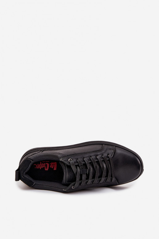 Pelle Scarpe modello sneakers Deveschio Lee Cooper LCJ-25-33-3965 colore nero Pelle Scarpe modello sneakers Deveschio Lee Cooper LCJ-25-33-3965 colore nero