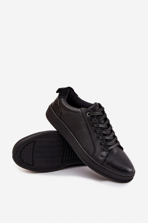 Pelle Scarpe modello sneakers Deveschio Lee Cooper LCJ-25-33-3965 colore nero Pelle Scarpe modello sneakers Deveschio Lee Cooper LCJ-25-33-3965 colore nero