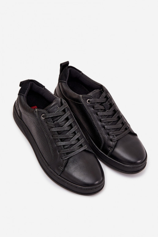 Pelle Scarpe modello sneakers Deveschio Lee Cooper LCJ-25-33-3965 colore nero Pelle Scarpe modello sneakers Deveschio Lee Cooper LCJ-25-33-3965 colore nero