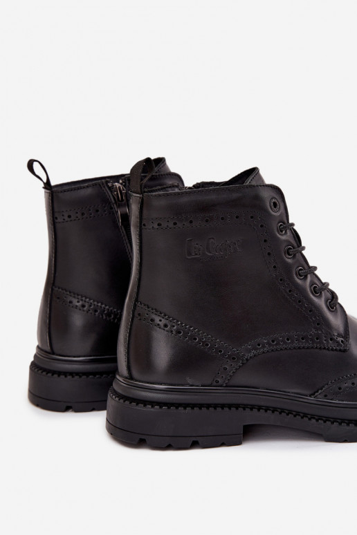 Pelle Stivali Deveschio Lee Cooper LCJ-25-33-3961 colore nero Pelle Stivali Deveschio Lee Cooper LCJ-25-33-3961 colore nero