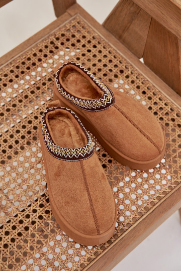 Stivali da neve Infantile GioventùHaftem con una piattaforma colore marrone Jolisse