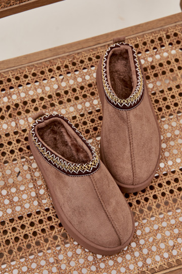 Stivali da neve Infantile GioventùHaftem con una piattaforma colore kaki Jolisse